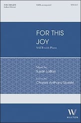 For This Joy SATB choral sheet music cover